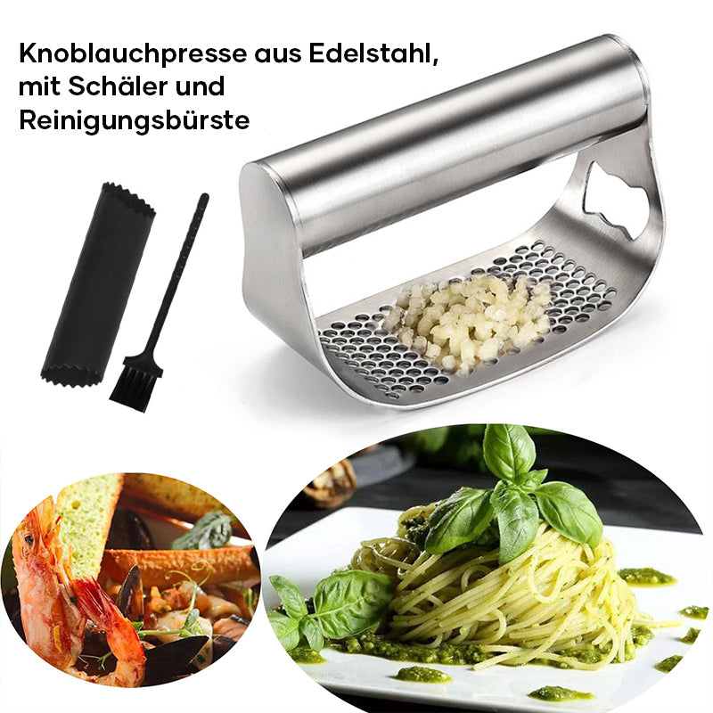 Neuer Knoblauchpresser aus Edelstahl | Karnz