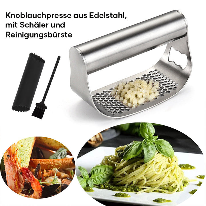 Neuer Knoblauchpresser aus Edelstahl | Karnz