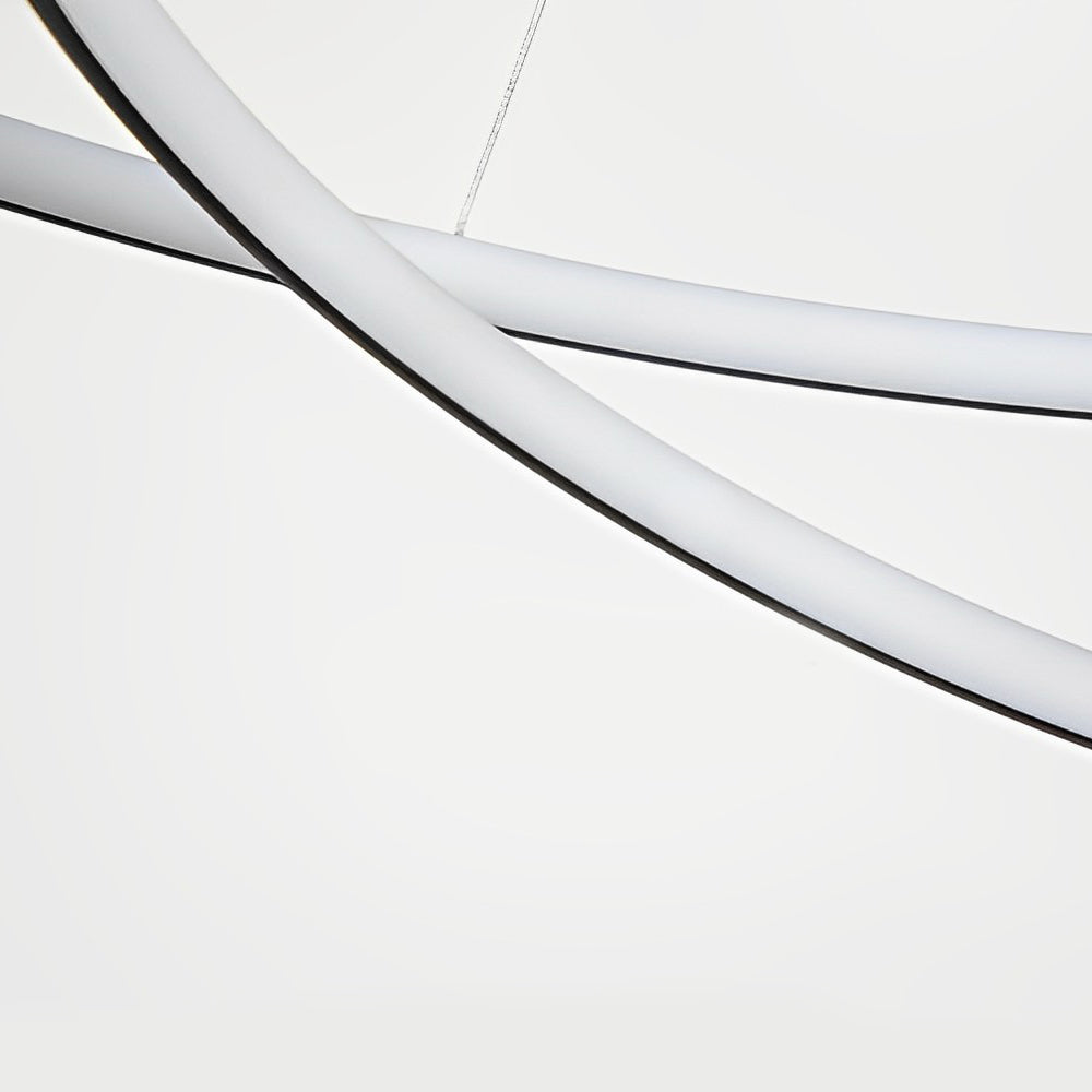 Moderne LED Dimmbar Pendelleuchte - Höhenverstellbare Deckenleuchte für Esszimmer & Wohnzimmer | Karnz