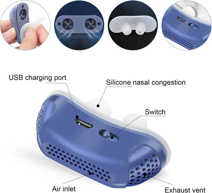Mikro-CPAP-Schlafapnoegerät für Reisen und gegen Schnarchen