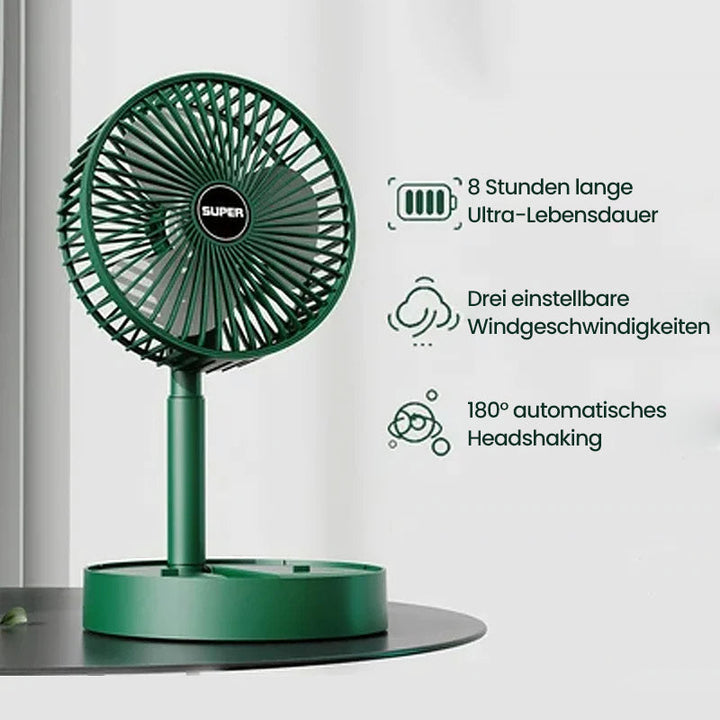 Klappbarer leiser elektrischer Desktop-USB-Lüfter