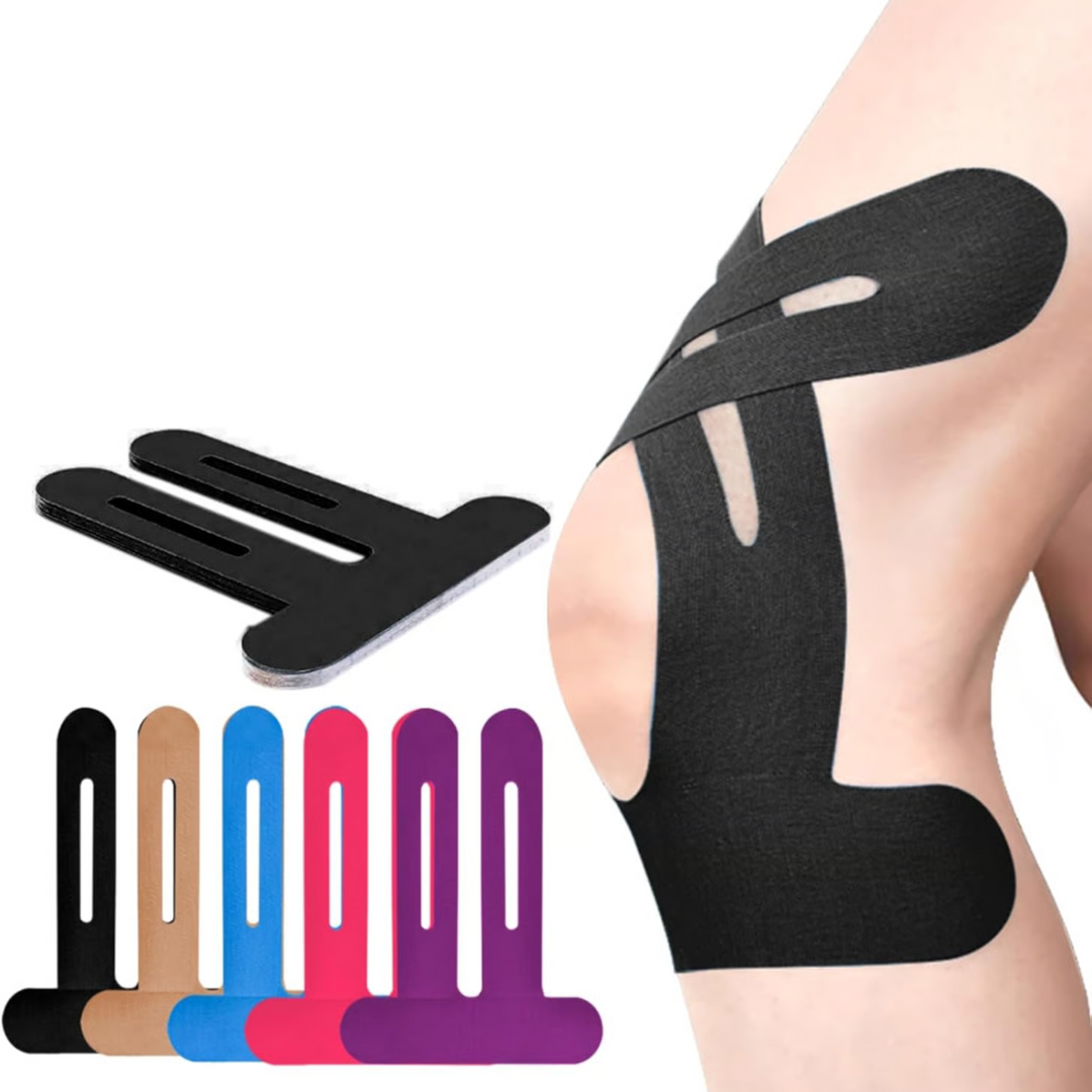 Knee Tape FlexiSupport – Vorgefertigtes Kinesio-Tape für direkte Unterstützung | Karnz
