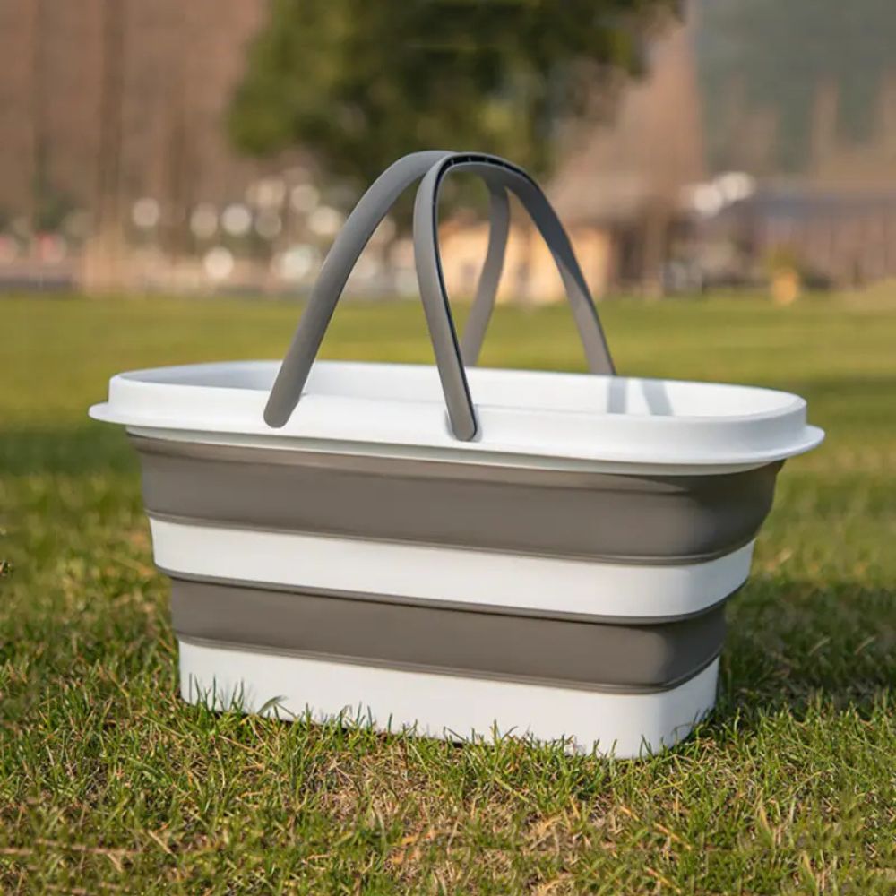 Faltbarer Ultra Flex Mehrzweckkorb – Für Camping, BBQ und Haushaltsgebrauch | Karnz