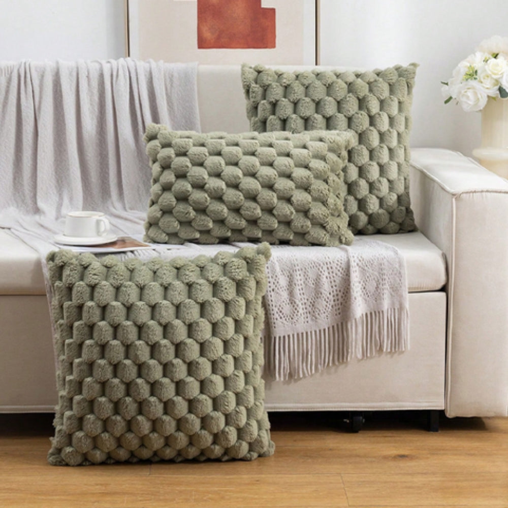 VelvetSoft Kissenbezug – Ultraweicher Plüschbezug für Sofa oder Bett | Karnz
