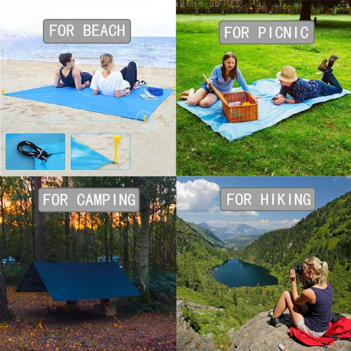 Sandsberg | Sandfeste Stranddecke | Leicht & Schnelltrocknend