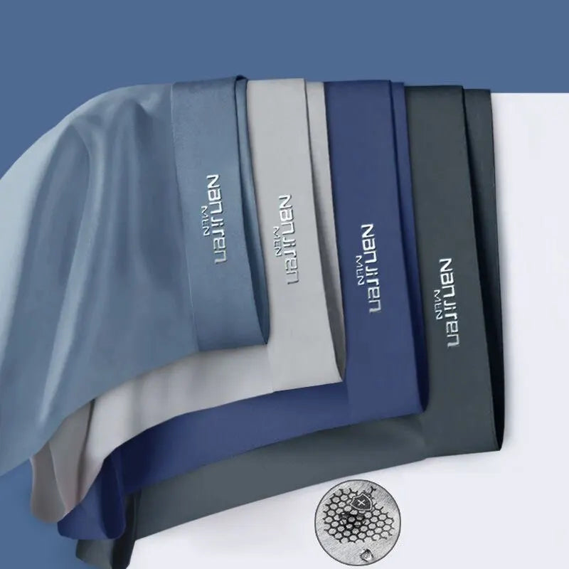 CoolSilk 4-teilige Eis-Seiden-Boxershorts mit Graphen-Technologie | Karnz