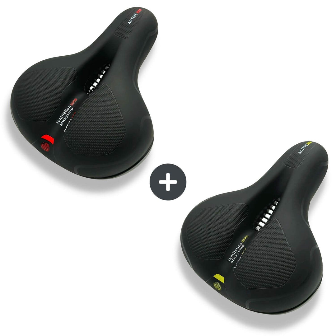 Sandsberg | CloudComfort Pro Fahrradsattel | Druckentlastender Memory-Schaum | Schwarz
