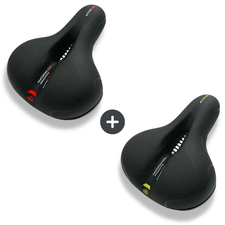 Sandsberg | CloudComfort Pro Fahrradsattel | Druckentlastender Memory-Schaum | Schwarz