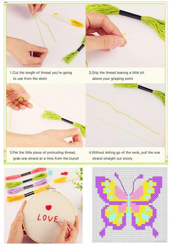 DIY Magic Stickerei Stift Karnz