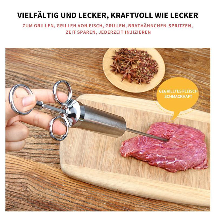 304 Gewürzspritze aus Edelstahl zu marinieren Fleisch in der Küche | Karnz