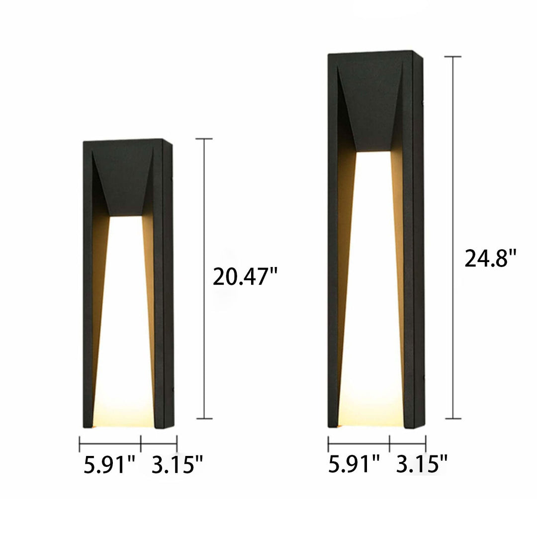 Wasserdichte Einfache Streifen Design LED Außen Wandleuchte Lampe | Karnz