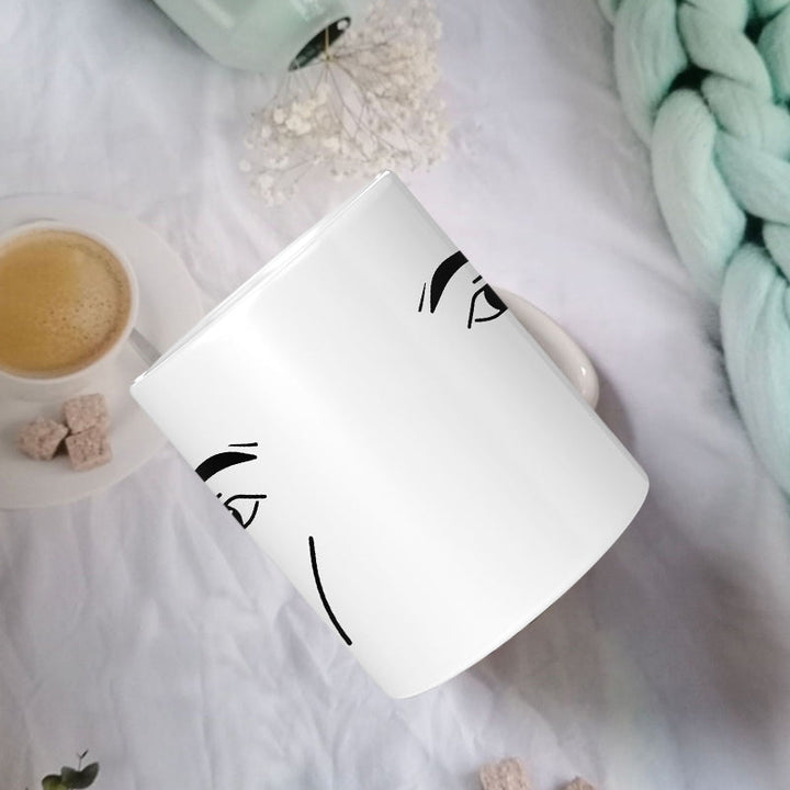 Emoji bedruckte Keramiktasse | Karnz