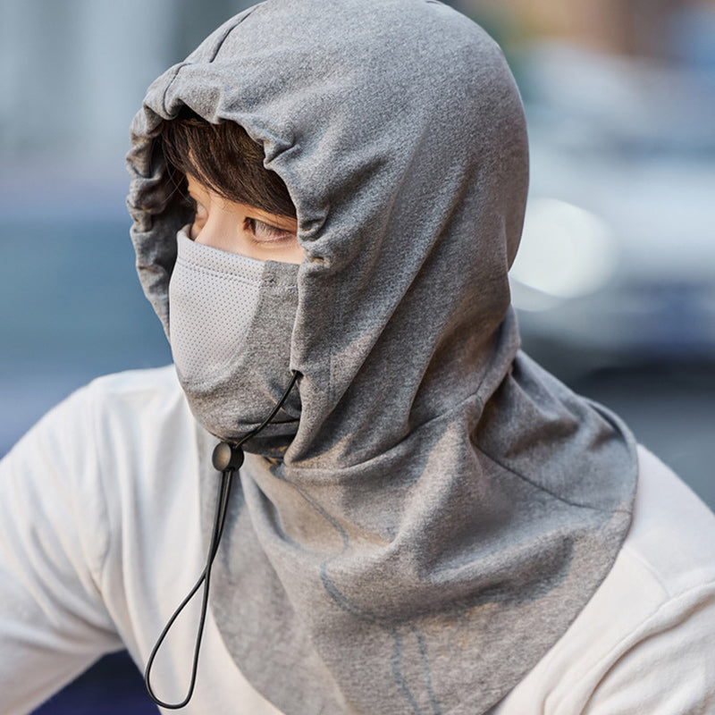 Hooded Face Mask mit Nackenwärmer zum Radfahren | Karnz
