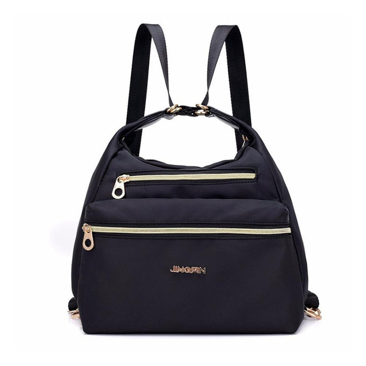Tasche mit doppelten Reißverschlüsse, Rucksack, Handtasche und Umhängetasche | Karnz