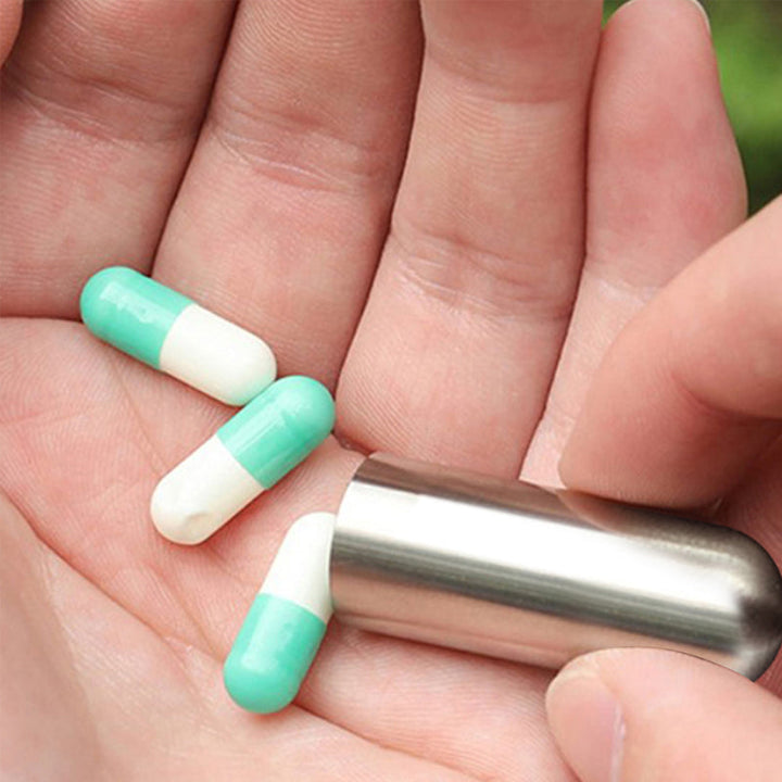 Karnz | Pillendose aus Edelstahl