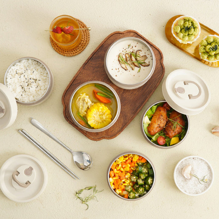 Portables isoliertes Lunch-Container-Set | Karnz