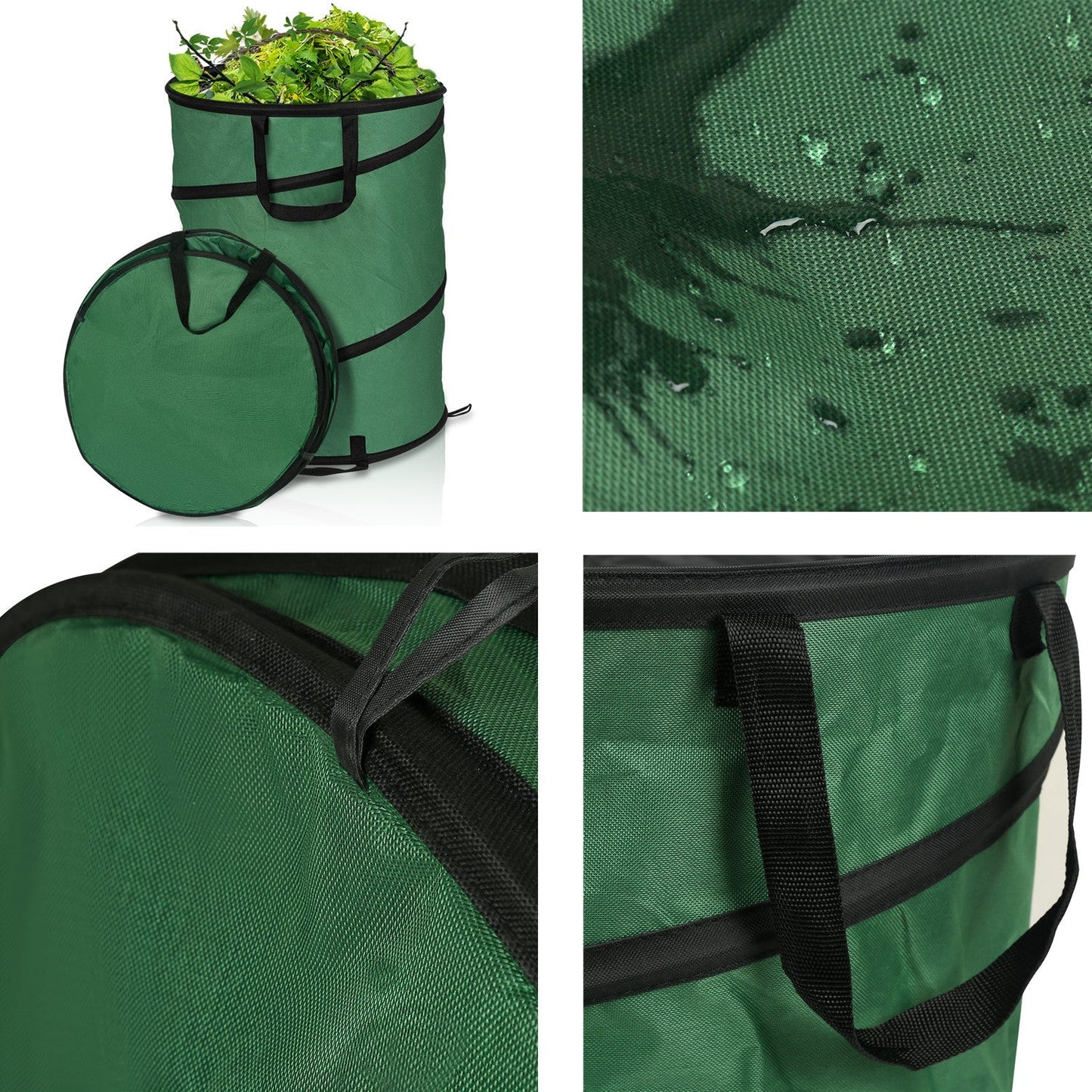 Gartensack Pop Up Gartenabfallsack 170L mit Griffen | Karnz