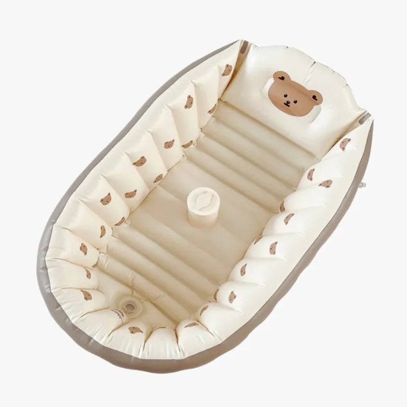 Karnz | Aufblasbare Baby-Badewanne für Reisen – BubbleNest