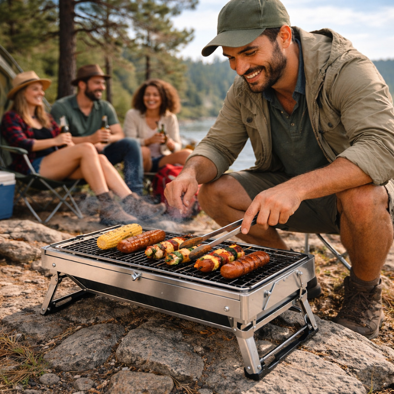 Grill pliable compact für unterwegs | Karnz
