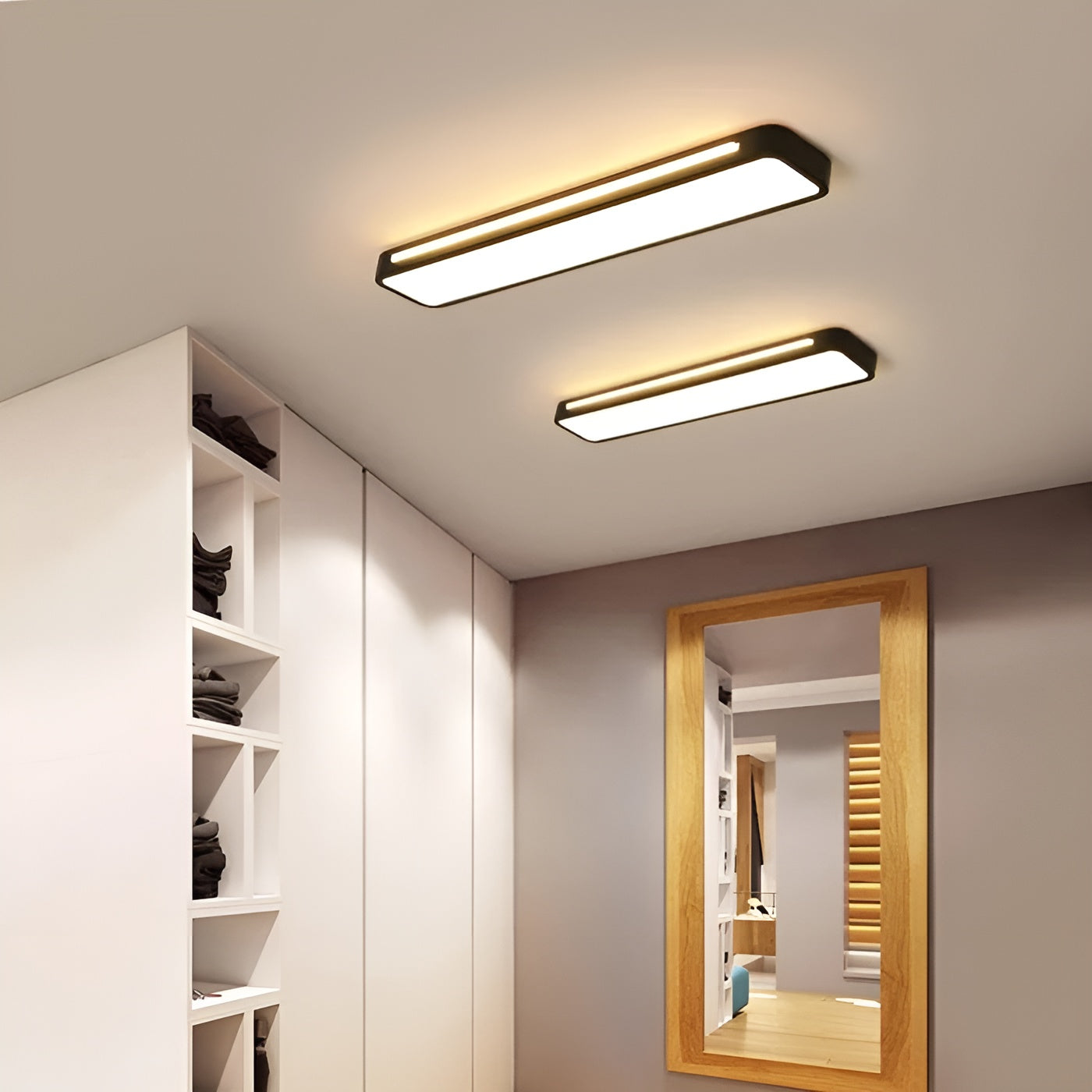 Rechteckige Deckenleuchte – Klare Linien & modernes Design | Perfekt für Wohn- und Essbereich