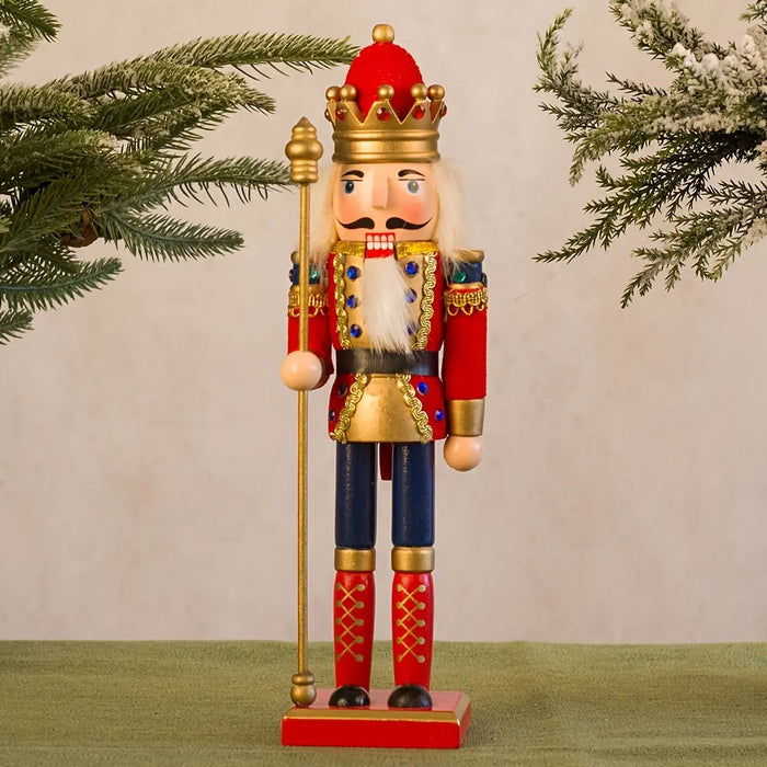 Karnz | NussknackerJoy - Holz Nussknacker Soldatenfigur für zeitlosen Weihnachtszauber