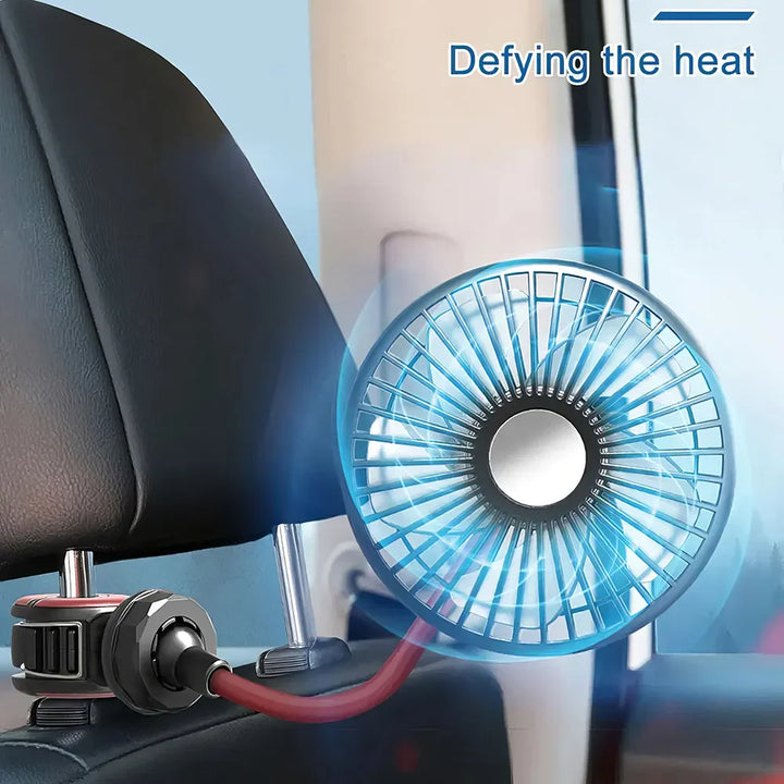 Multidirektionaler Auto Rücksitz Ventilator | Karnz