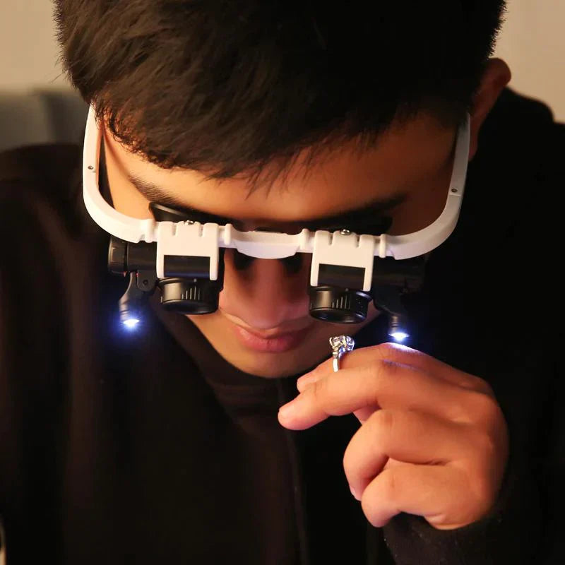 LED Brille Lupe | Karnz
