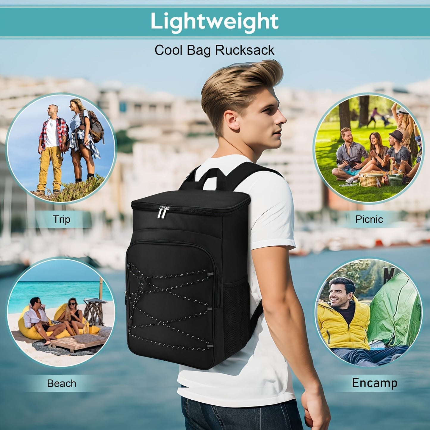 Isolierter Lunch Rucksack 30L | Karnz