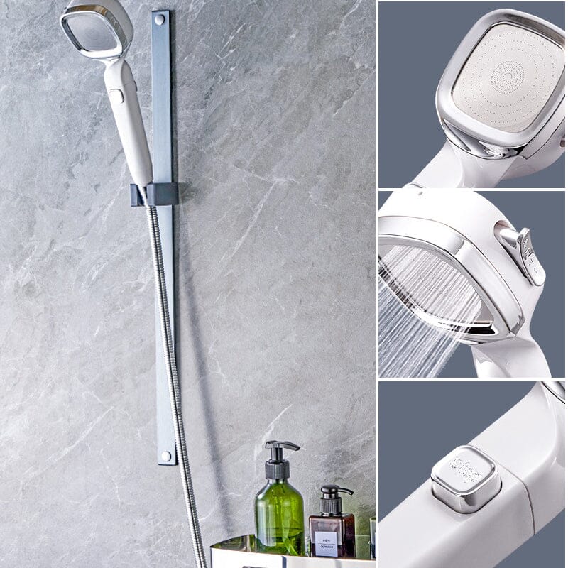 4-Modus Handheld Druckdusche Kopf mit Pause Schalter | Karnz