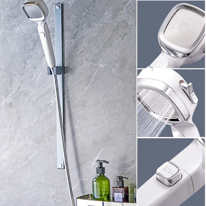 4-Modus Handheld Druckdusche Kopf mit Pause Schalter | Karnz