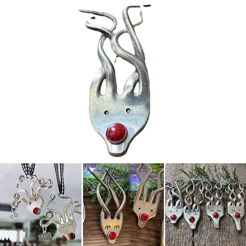Lustiger Gabel Rentier Ornament | Karnz
