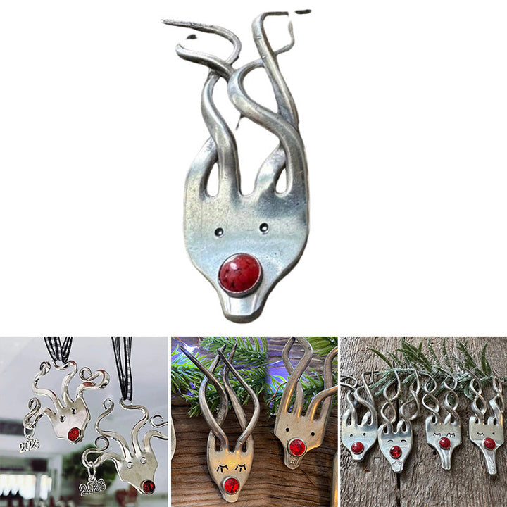 Lustiger Gabel Rentier Ornament | Karnz