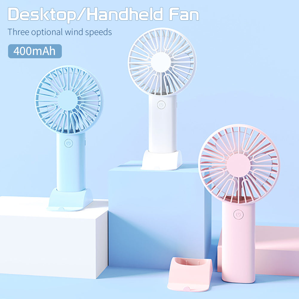 Mini tragbarer Handheld USB wiederaufladbarer Ventilator | Karnz