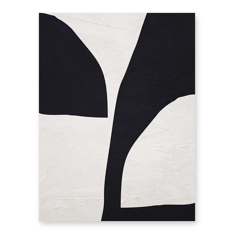 Nordic Minimalist Abstrakt Beige Schwarz Form &amp; Linie Wandkunst Fine Art Leinwanddrucke Bilder für modernes Wohnzimmer Schlafzimmer Kunstdekoration | Karnz