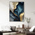 Tiefsee-Ozeanblau Gold-Marmor-Druck Wandkunst Feine Kunst Leinwand Drucke Poster Bilder Für Wohnzimmer Esszimmer Licht Luxus Wohnkultur | Karnz