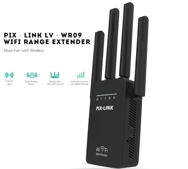 Wi-Fi Range Extender (Repeater / Extender) 300Mbps - 2,4 GHz | Karnz