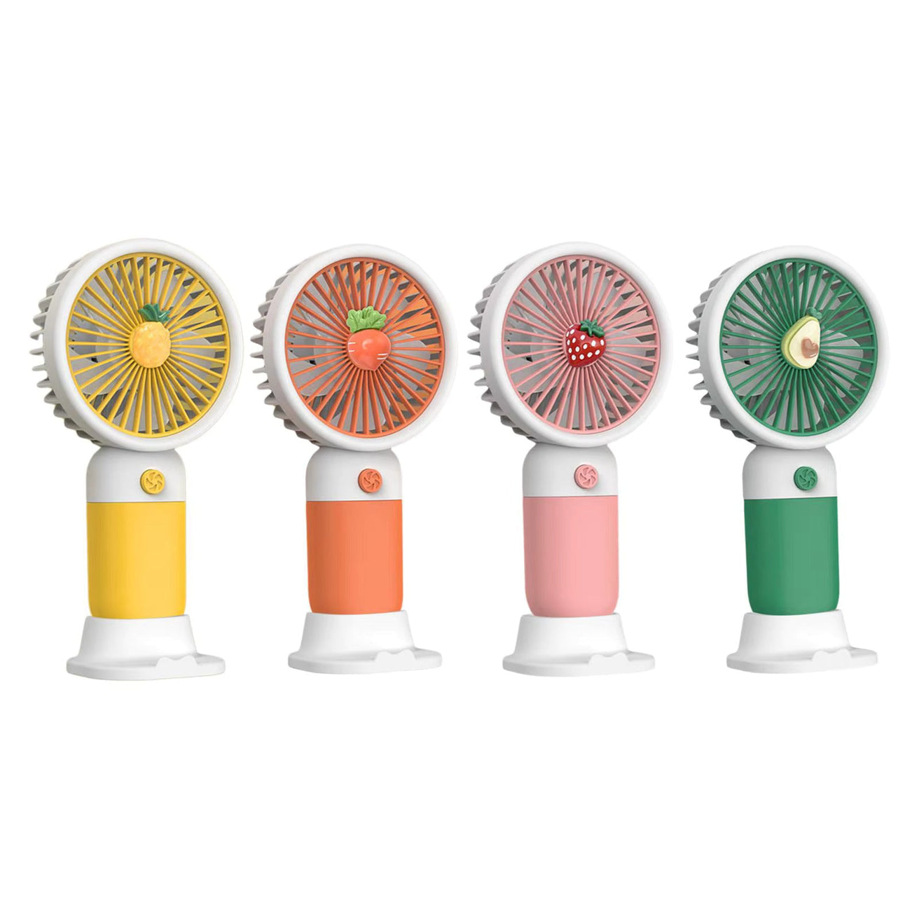MTech Tragbarer Handventilator – Starker Wind, Geräuschlos, Wiederaufladbarer Mini-Ventilator mit Basis | Karnz