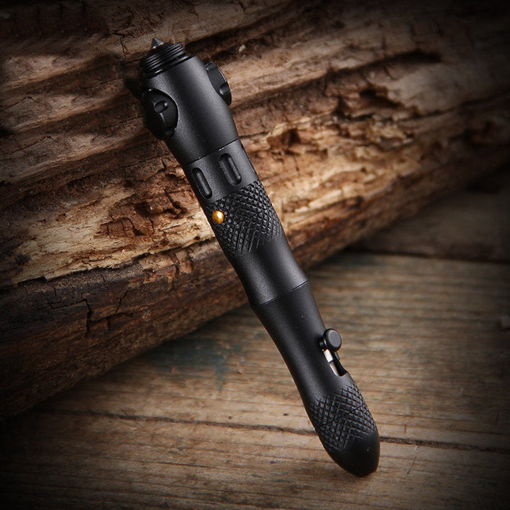 Karnz | Multifunktions-EDC-Stift mit Fensterheber, Licht & Spinner