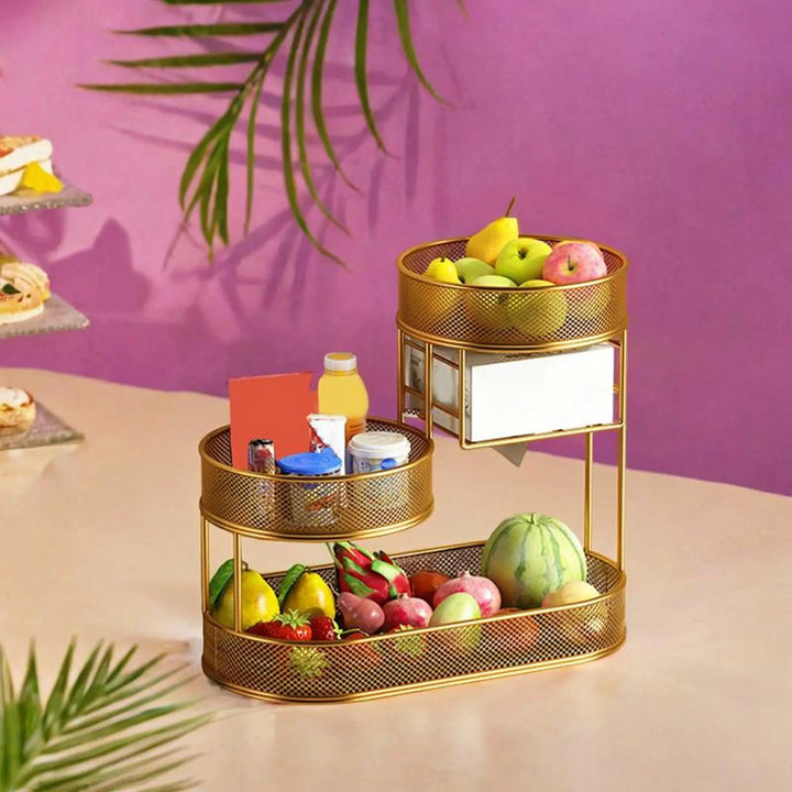 FruitElegance – Metall Drahtkorb für Obst & Gemüse Karnz