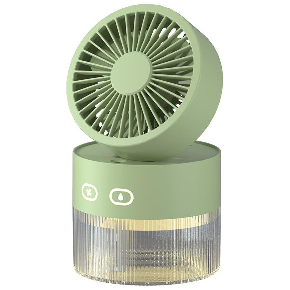 Mini Faltbarer USB Warmlicht Spray Ventilator | Karnz