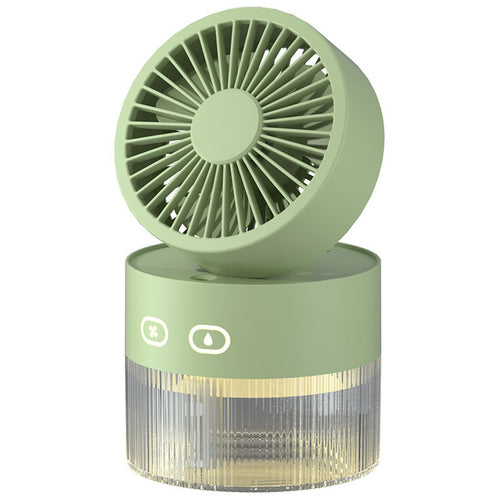 Mini FoldaBowlifte USB Warmlicht Sprühventilator