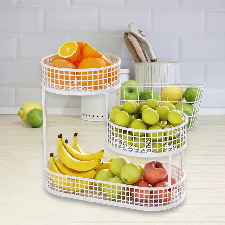 FruitElegance – Metall Drahtkorb für Obst & Gemüse Karnz