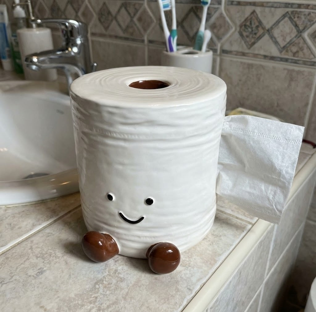 Smiley Toilettenpapier Gewebebox