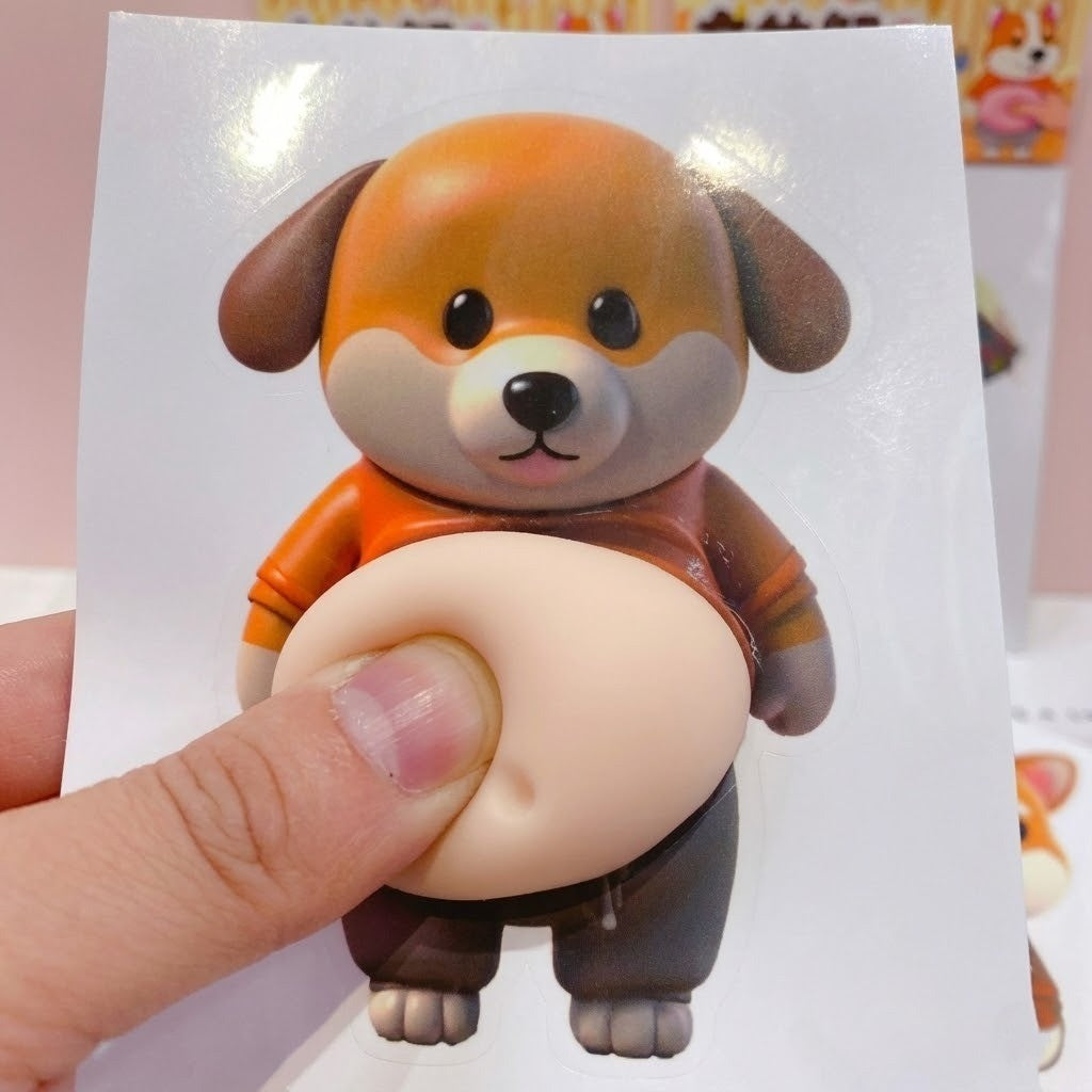 Chubby Shiba Silikon Aufkleber Schutz | Karnz
