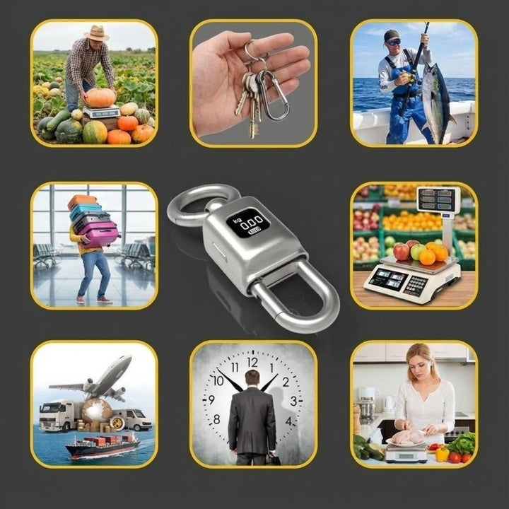 Taschenformat Schlüsselanhänger LCD Waage | Karnz