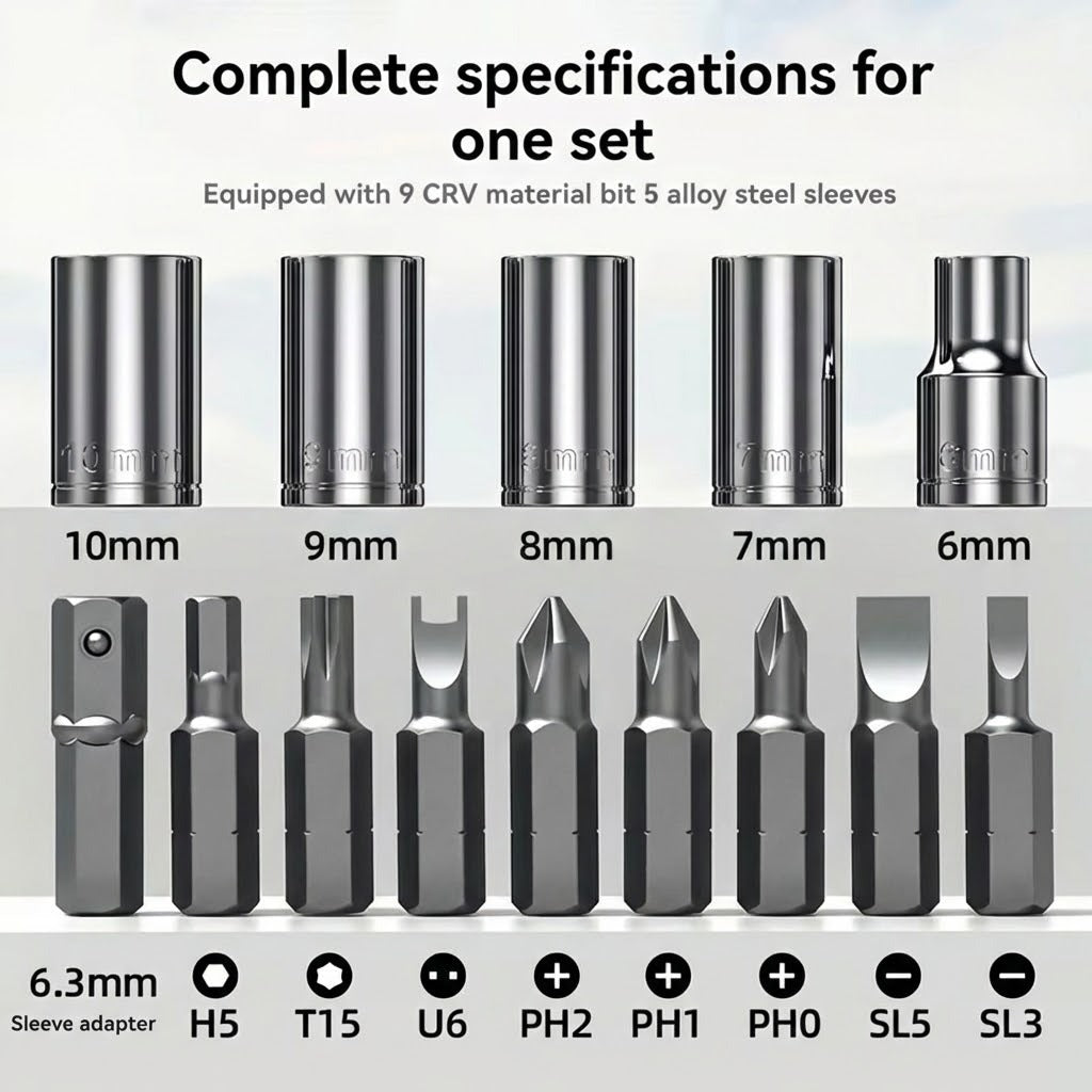 14in1 Multi-Winkel-Ratschenschraubendreher-Set | Karnz