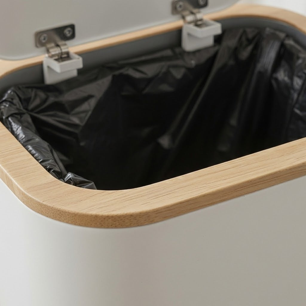 Easy-Clean Eleganter Badezimmer-Mülleimer | Karnz