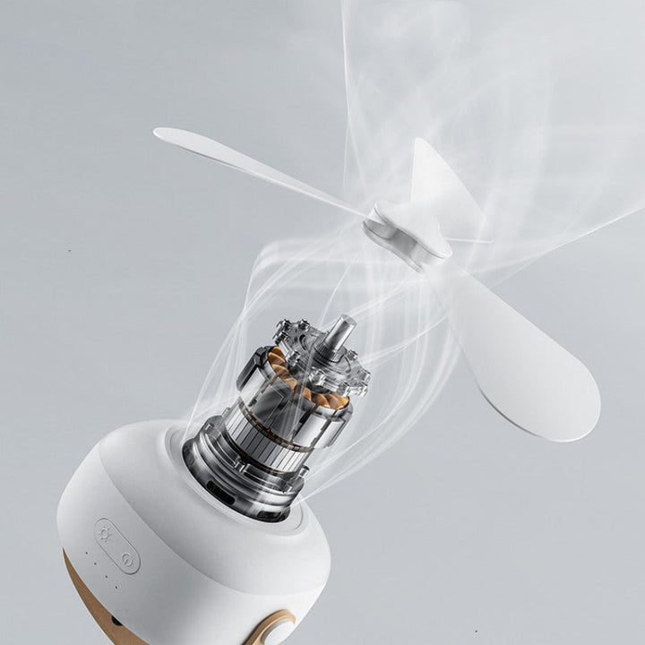 Multifunktionaler tragbarer leiser elektrischer Ventilator Licht | Karnz