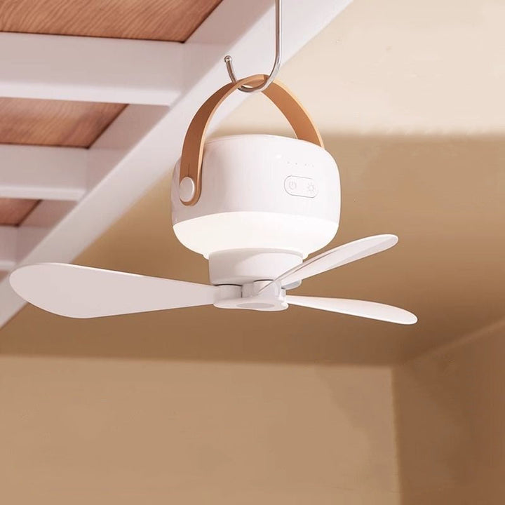Multifunktionaler tragbarer leiser elektrischer Ventilator Licht | Karnz