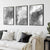 Moderne graue flüssige Marmor-Print Wandkunst feine Kunst Leinwanddrucke abstrakte schwarz-weiße Posterbilder für Wohnzimmer Home Office Kunst Dekor | Karnz